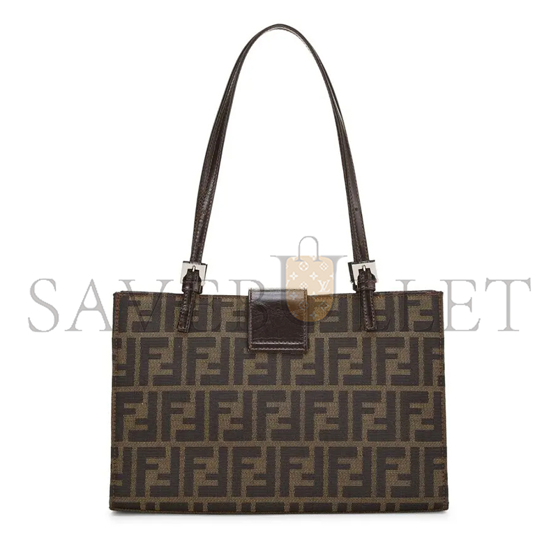 F**di small zucca canvas shopping tote bag (28*20*8cm)